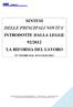 SINTESI DELLE PRINCIPALI NOVITA INTRODOTTE DALLA LEGGE 92/2012 LA RIFORMA DEL LAVORO