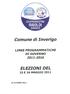 'Ez año BU 5. Comune di Inverigo LINEE PROGRAMMATICHE DI GOVERNO 2011-2016 25 OTTOBRE 2011