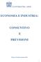 ECONOMIA E INDUSTRIA: CONSUNTIVO PREVISIONI