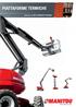 PIATTAFORME TERMICHE. Soluzioni di SOLLEVAMENTO PERSONE. www.manitou.com