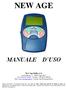 NEW AGE MANUALE D USO