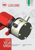 Pumps for corrosive liquids. series VGA VMA. Volumetric self-priming pumps. autoadescanti