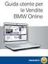 Guida utente per le Vendite BMW Online MANHEIM