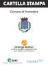 CARTELLA STAMPA. Comune di Pontedera. Orange Button. la suite di procedure e applicazioni web per la pubblica amministrazione