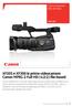 XF305 e XF300 le prime videocamere Canon MPEG-2 Full HD (4:2:2) file-based