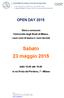 Sabato 23 maggio 2015