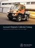 Accessori Originali e Collection Unimog. Dettagli speciali per sicurezza di impiego e comfort ancora maggiori.
