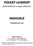 POCKET LASERVIT MANUALE