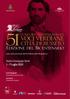 51 CITTÀ DI BUSSETO VOCI VERDIANE. Edizione del Bicentenario CONCORSO INTERNAZIONALE. Teatro Giuseppe Verdi 1-7 Luglio 2013