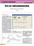 Test set radiocommunication