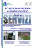 S.C. MEDICINA d URGENZA e PRONTO SOCCORSO