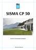SISMA CP 50. Sistema antintrusione interrato. Brochure Informativa