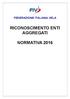 FEDERAZIONE ITALIANA VELA RICONOSCIMENTO ENTI AGGREGATI NORMATIVA 2016