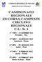CAMPIONATO REGIONALE DI CORSA CAMPESTE CIRCUITO REGIONALE C.U. N. 1