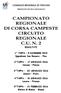 CAMPIONATO REGIONALE DI CORSA CAMPESTE CIRCUITO REGIONALE C.U. N. 2 RISULTATI