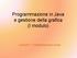 Programmazione in Java e gestione della grafica (I modulo) Lezione 1: Presentazione corso