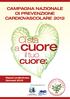 CAMPAGNA NAZIONALE DI PREVENZIONE CARDIOVASCOLARE