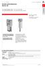 Guide antirotazione Serie 45 1/1.35.01. Per cilindri DIN/ISO 6432 - ø 12, 16, 20, 25 mm Per cilindri DIN/ISO 6431 - ø 32, 40, 50, 63, 80, 100 mm