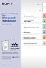Network Walkman NW-HD5/NW-HD5H. Sommario. Indice. Portable Hard Disk Audio Player. Operazioni preliminari 11