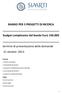BANDO PER 3 PROGETTI DI RICERCA. termine di presentazione delle domande 31 ottobre 2013