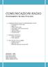COMUNICAZIONI RADIO AVVISTAMENTO INCENDI BOSCHIVI ARIBO-RE