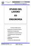 STUDIO DEL LAVORO ED ERGONOMIA