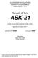 Manuale di Volo ASK-21