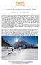 Lo spettacolo delle Dolomiti e la gara Dobbiaco - Cortina. Settimana dal 1 al 8 Febbraio 2015.