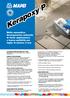 Kerapoxy P. Malta epossidica bicomponente antiacida di facile applicazione e buona pulibilità per fughe di almeno 3 mm