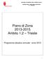 Piano di Zona 2013-2015 Ambito 1.2 Trieste