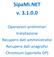 SipaMi.NET v. 3.1.0.0. Operazioni preliminari Installazione Recupero dati amministrativi Recupero dati anagrafici Chromium (sportello DP)