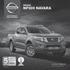 NISSAN NP300 NAVARA LISTINO PREZZI. *si veda a tergo