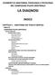 ELEMENTI DI ANATOMIA, FISIOLOGIA E PATOLOGIA DEL COMPLESSO PULPO-DENTINALE LA DIAGNOSI INDICE