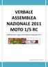 VERBALE ASSEMBLEA NAZIONALE 2011 MOTO 1/5 RC