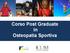 Corso Post Graduate in Osteopatia Sportiva