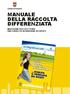 MANUALE DELLA RACCOLTA DIFFERENZIATA. Indicazioni per effettuare una corretta separazione dei rifiuti