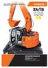 Serie ZAXIS-3 versione con rotazione a ingombro ridotto