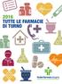 2016 TUTTE LE FARMACIE DI TURNO