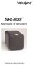 SPL-800i. Manuale d Istruzioni. Subwoofer per sistema audio/video