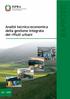 Analisi tecnico-economica della gestione integrata dei rifiuti urbani RAPPORTI