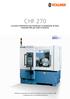CHF 270. La nuova rettificatrice per fianchi per la produzione di lame. Comando CNC per tutte le funzioni.