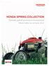 HONDA SPRING COLLECTION