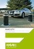 faac city Dissuasori mobili per il controllo accessi veicolari ed il traffico urbano