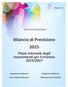 Bilancio di Previsione 2015