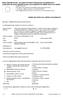 RESPONSABILE DEL PROCEDIMENTO: ING. FABRIZIO D'ARRIGO. All'attenzione di: Posta elettronica: f.darrigo@usl3.toscana.it Fax: 0573-352059