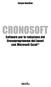Sergio Giardina CRONOSOFT. Software per la redazione del Cronoprogramma dei lavori con Microsoft Excel