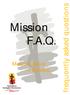 Mission F.A.Q. Missioni estive in Messico. frequently asked questions