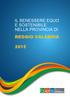 IL BENESSERE EQUO E SOSTENIBILE NELLA PROVINCIA DI REGGIO CALABRIA