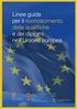 Linee guida per il riconoscimento delle qualifiche e dei diplomi nell Unione europea