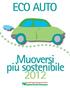eco AutO Muoversi più sostenibile 2012